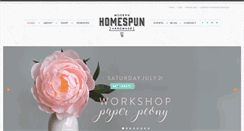 Desktop Screenshot of homespunindy.com